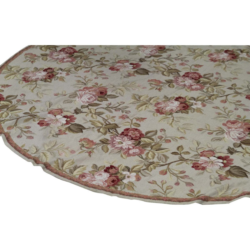 Handmade Wool Floral Area Rug