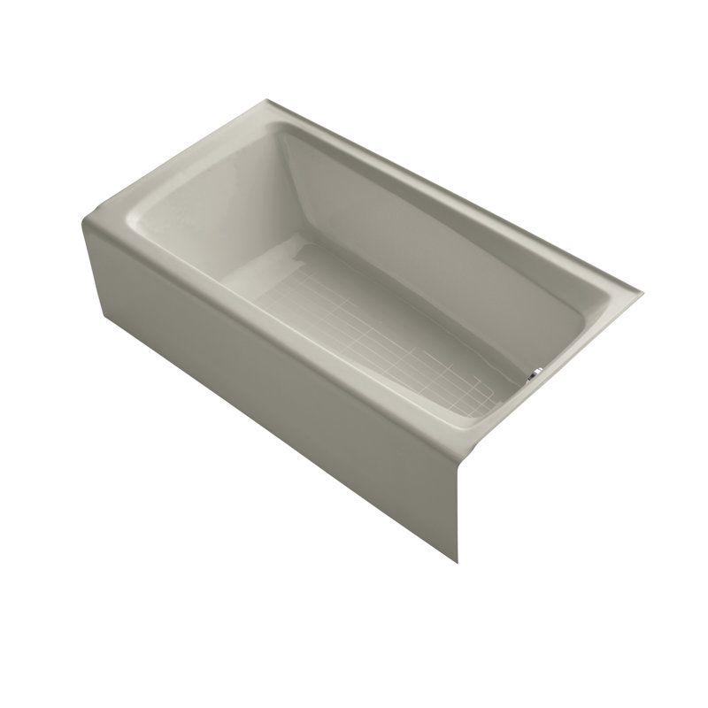 Mendota 60" x 32" Soaking Bathtub, Sandbar, Right