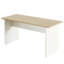 Table de salle à manger blanche moderne en bois avec deux bancs, ensemble de trois pièces, bureau d'écriture
