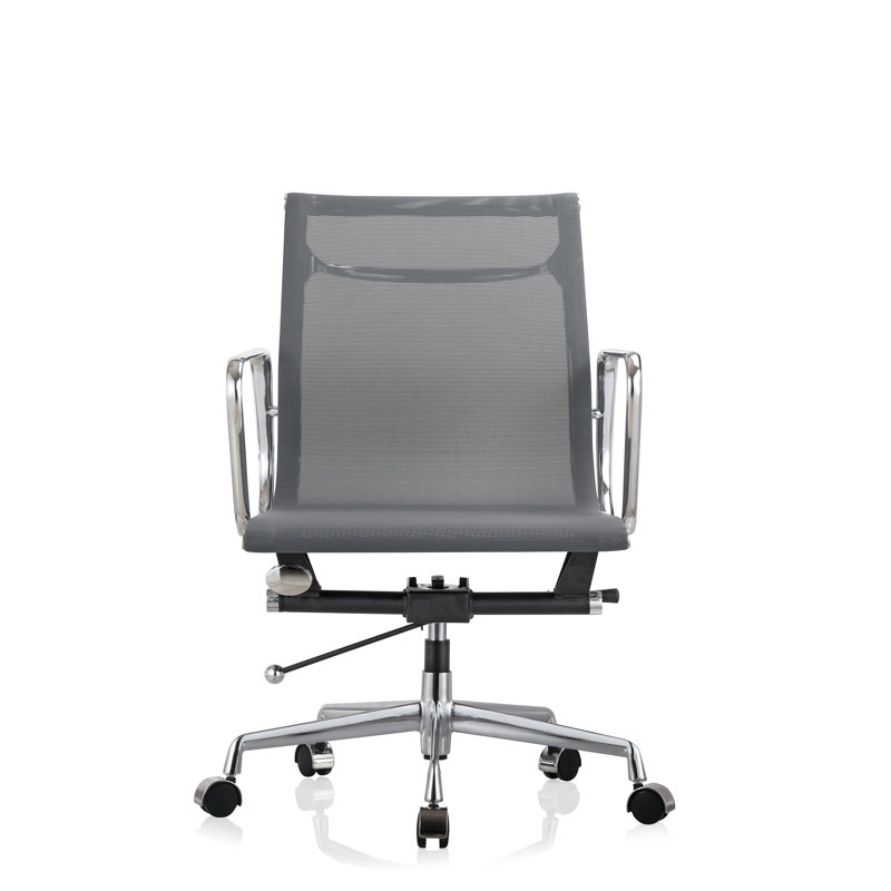 Chaise de travail en filet Andzelika, gris