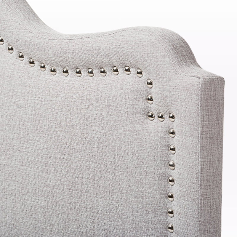 Arhaan Paskett Modern And Contemporary Headboard, Greyish Beige, King