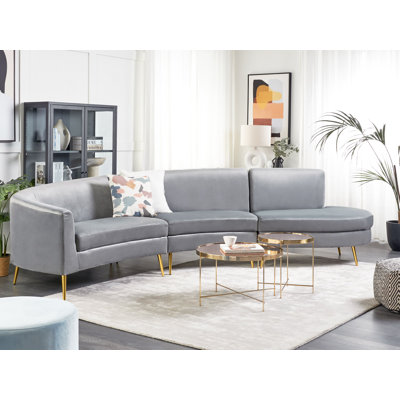 Busick 4 Seater Velvet Sofa
