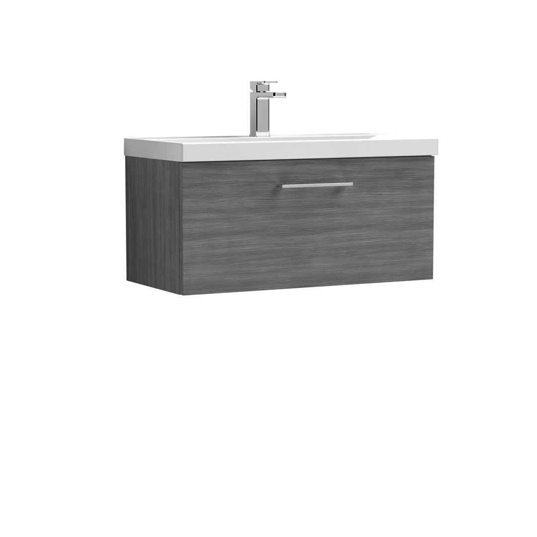 Arno 810mm Single Bathroom Vanity with Integrated Vitreous China Basin