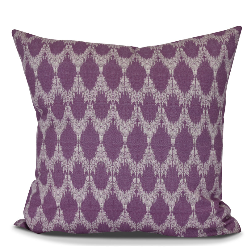 Housse de coussin carrée extérieure/insert, H 20 po x l 20 po, Violet
