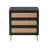 Okkra Modern Farmhouse 3-Drawer Woven Chest-1028839136