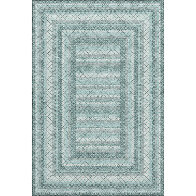 Premium Machine Washable Ariel Geometric Rug, Rectangle 10' x 14'