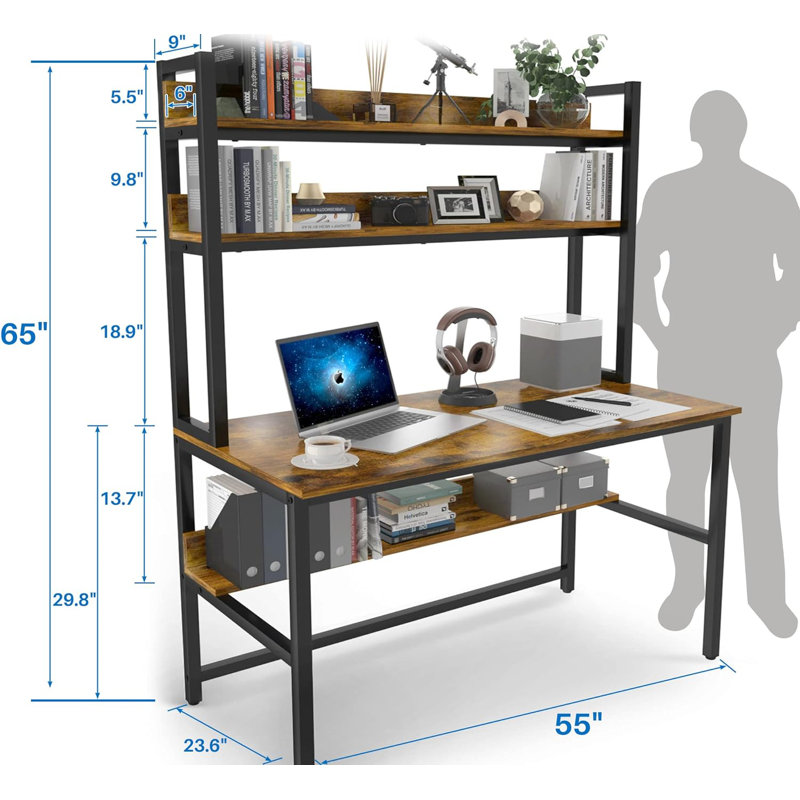 Cranmore Metal Base Computer Desk