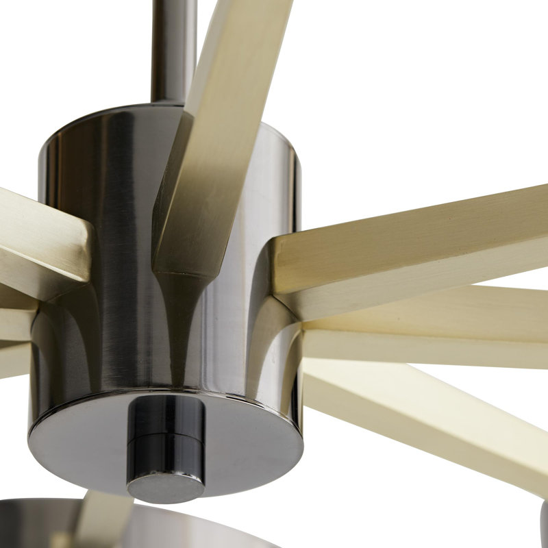 Linus 8 - Light Chandelier, Black Nickel