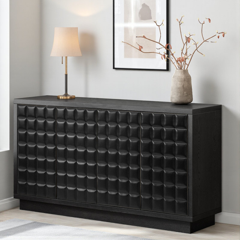 Buffet 58,63 ", Noir