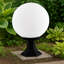 Lampe sur pied d'extérieur Globe