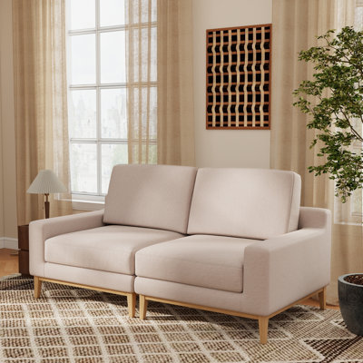 Canapé modulaire rembourré 2 pièces Bourbeau