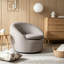 Fauteuil demi-tonneau, pivotant à 360 °-1001603470