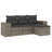  Garden Sofa Set Grey, Dark Grey
