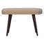 Banc nordique en bois massif et crème caramel-1335136358-1335136356