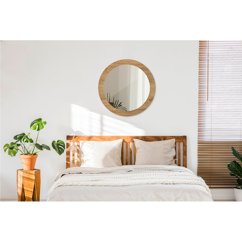 Huldar Glass Flat Wall Mirror