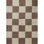 Gabbeh Wool Checkered Area Rug in Brown/Beige