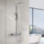 Chrome-plated Thermostatic Shower System with Child Lock