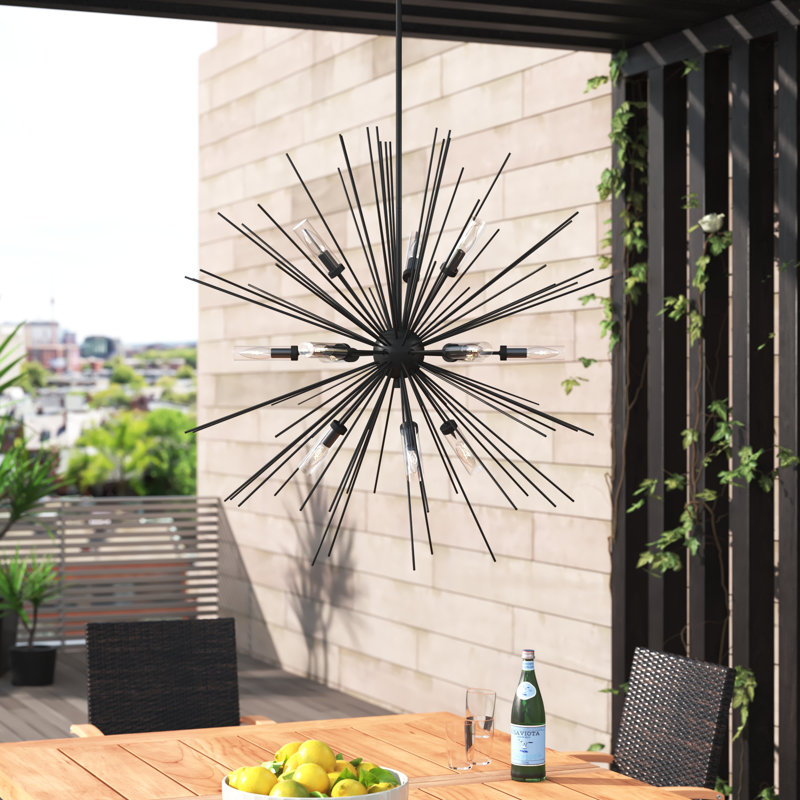 Hilo 12 - Light LED Outdoor Chandelier