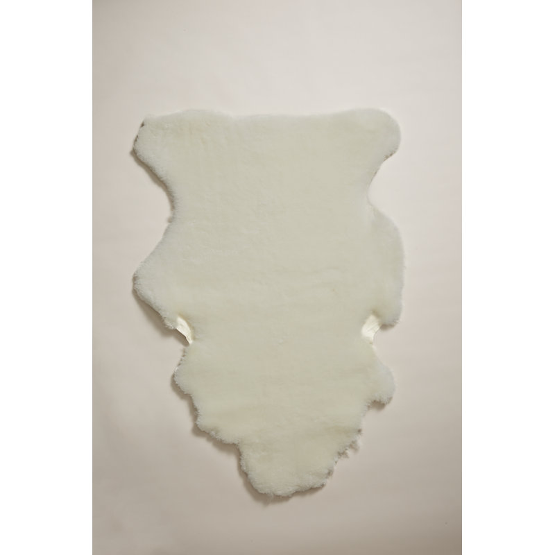 Shearling Sheepskin Area Rug, Fog