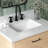 Tidworth 30'' Solid Wood Single Bathroom Vanity with 1.5'' Carrara Marble Top-1291830944-1300471834