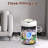  Motion Sensor Trash Can with Lid, 3 Gallon Electric Bathroom Garbage can, Small White Wastebasket Touchless Trash Bin,Automatic Mini Trashcan for Bedroom,Toilet, Office, rv, Living Room-white