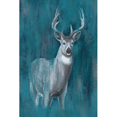 Contemporary White-Tail II by Grace Popp - Wrapped Canvas Painting