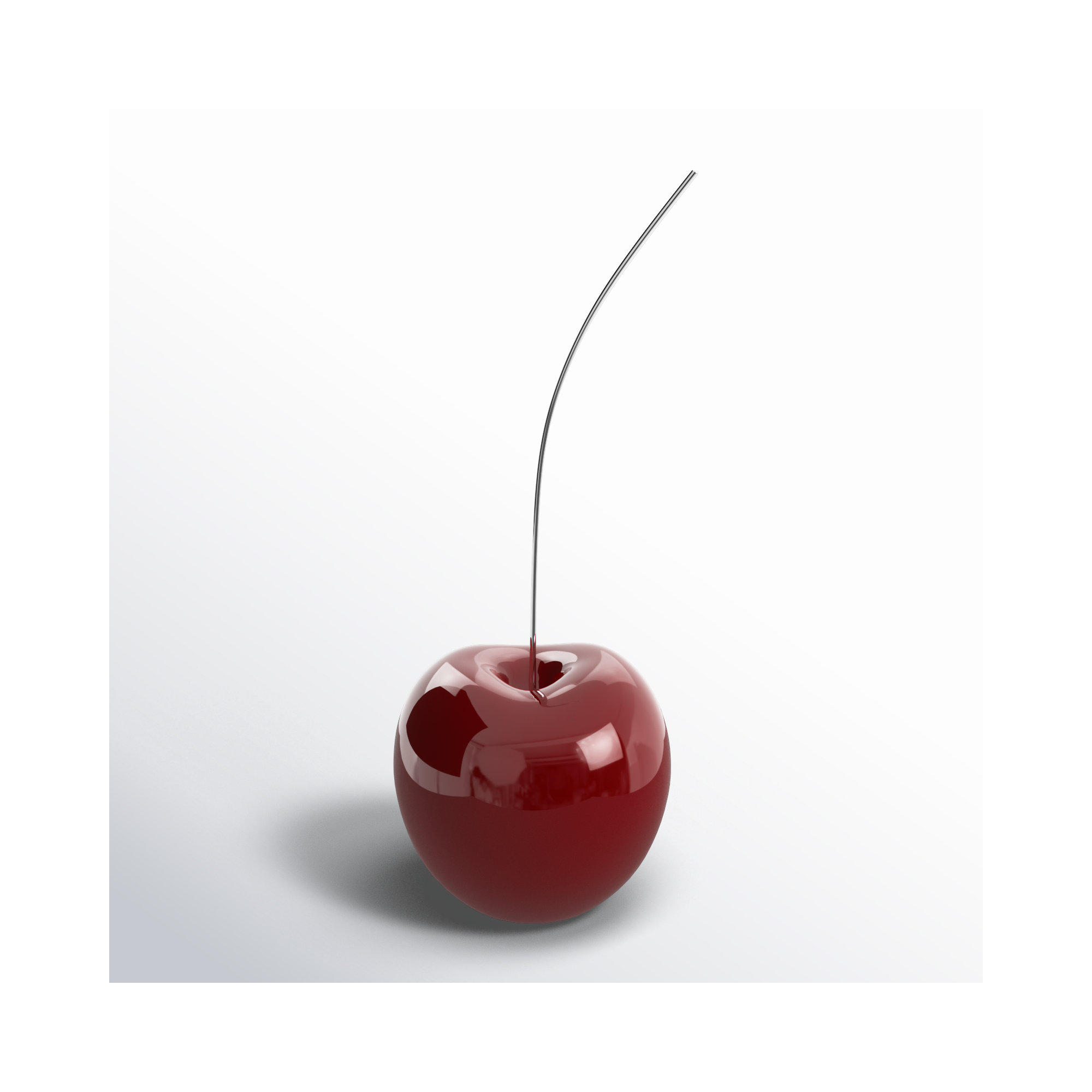 Izara Sculpture, Dark Red, 22" H x 6.5" W x 8.5" D