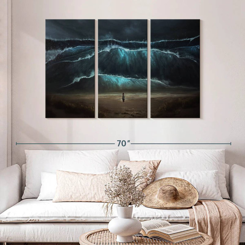 Gillard Tidal Wave, 32" H x 50" W