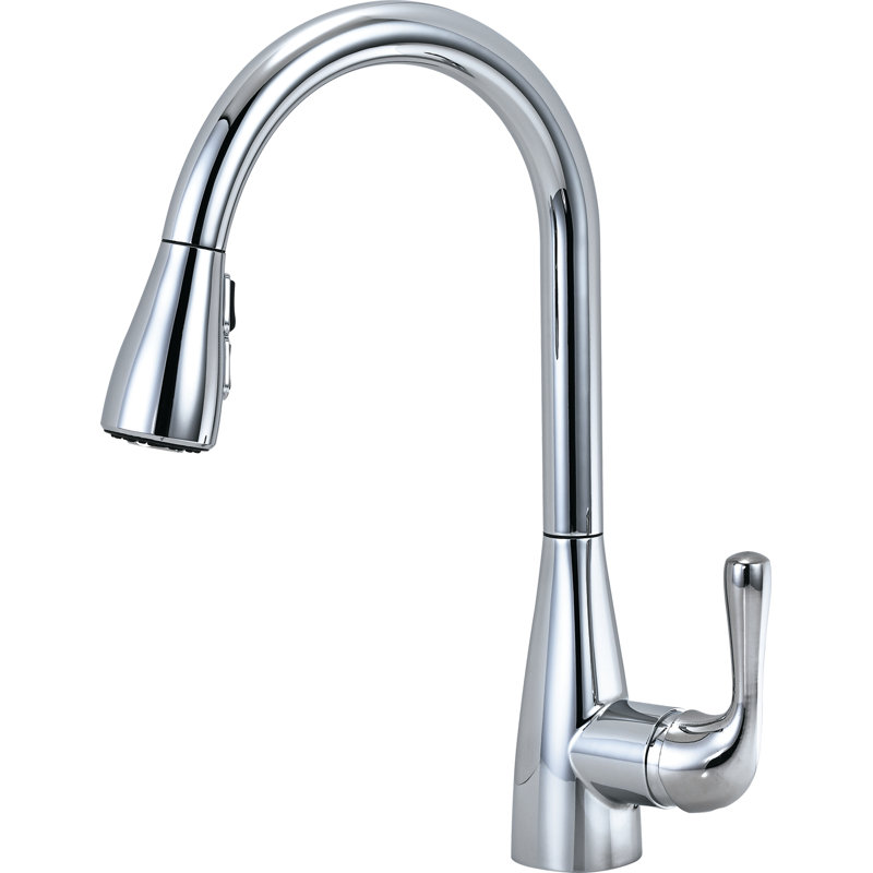 Marley Pull Down Single Handle Kitchen Faucet, Chrome