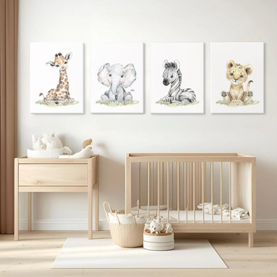 4 Piece Wrapped Canvas Print