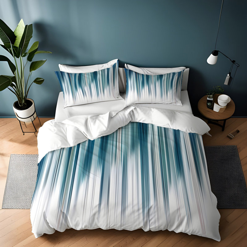 Polyester Duvet Cover, King Duvet Cover + 2 King Shams