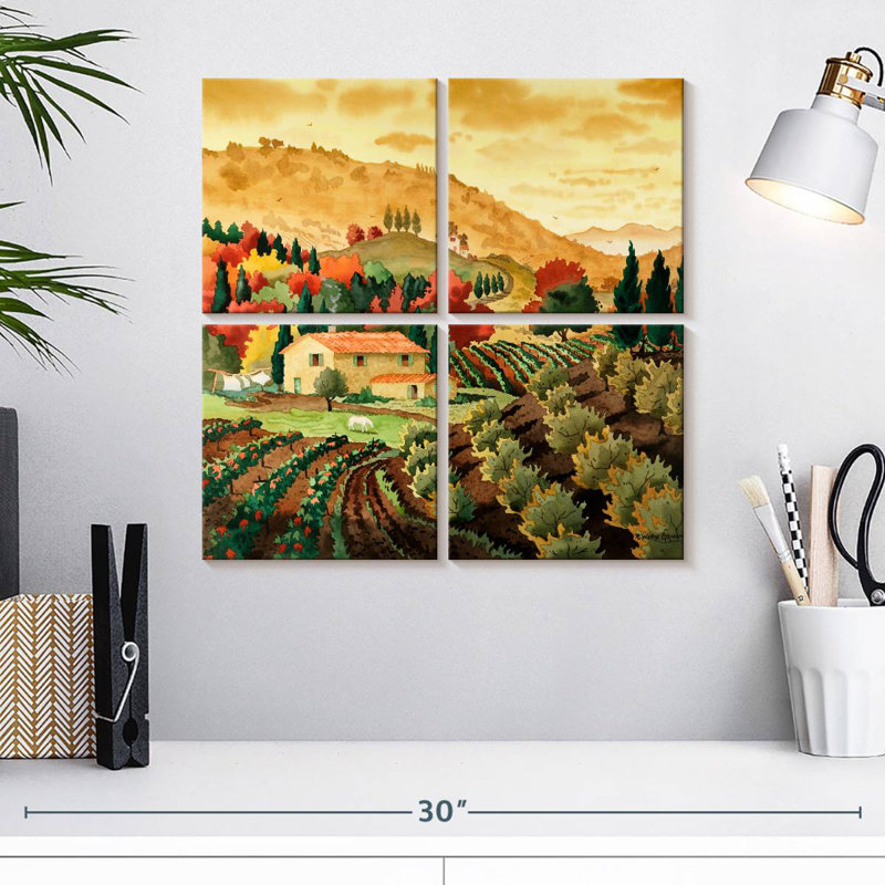 Sérénité toscane Alvord I, H 18 po x l 18 po