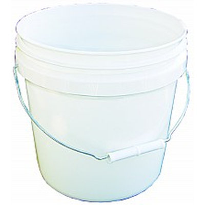 Leaktite 1044731 2Gal White Pail W/ Handle-1PK