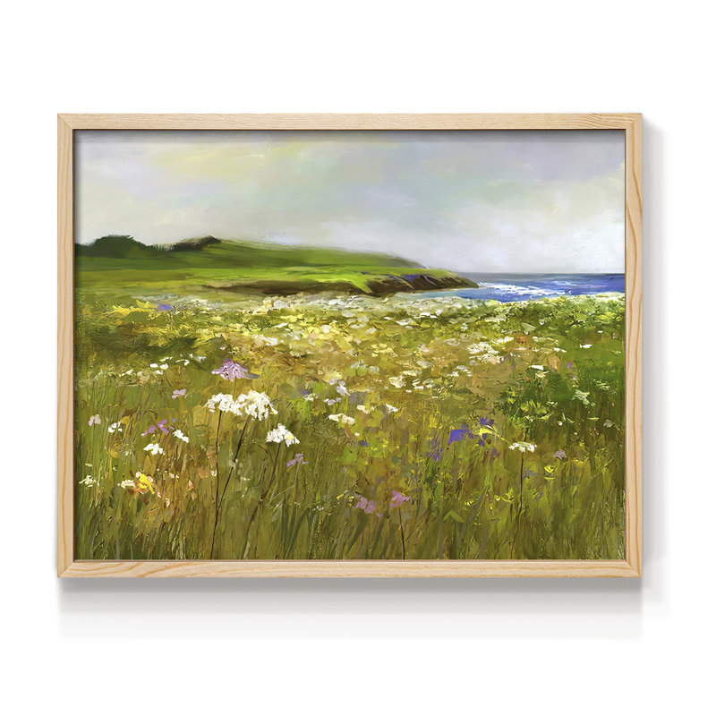 Montara Bluff - impression encadrée - réaménageable, Naturel, H 11 po x l 14 po