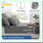 Dark Grey Luxury Cotton Twin XL Bedding Set - Deep Pocket Sheets & Pillowcases - Soft & Breathable 3 Pc College Dorm Room Mattress Sheets