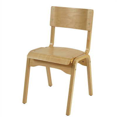 Adult Wood Stacking Chair