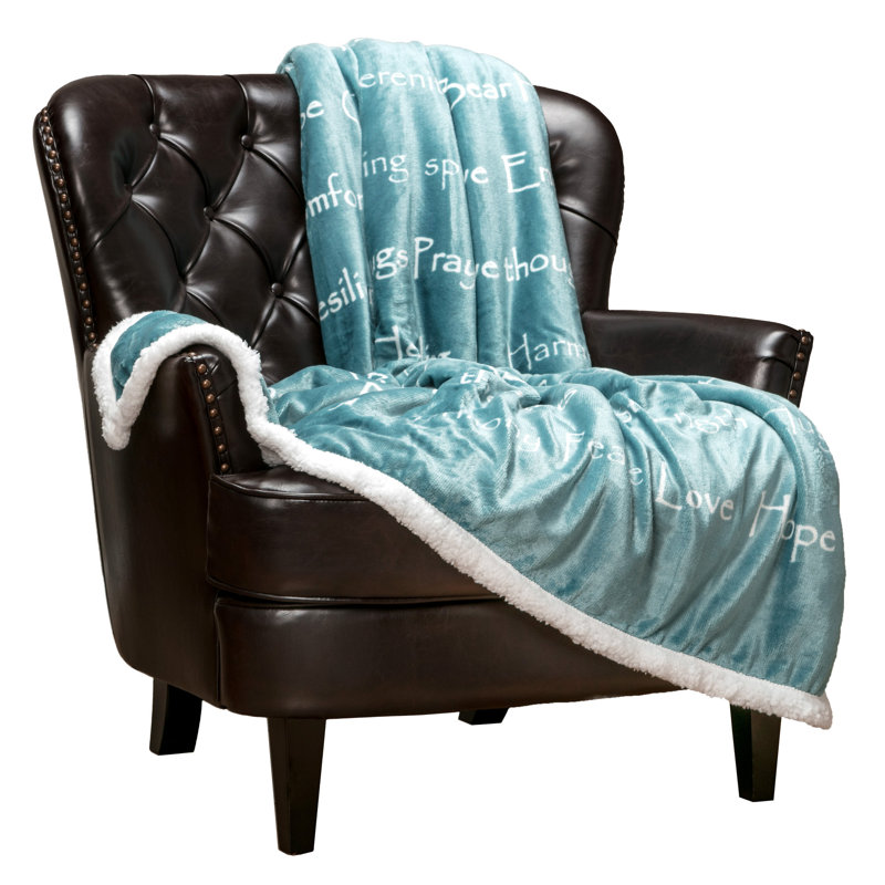  Jeté d'énergie chaud Warm Hugs, L 50 po x L 65 po, Turquoise