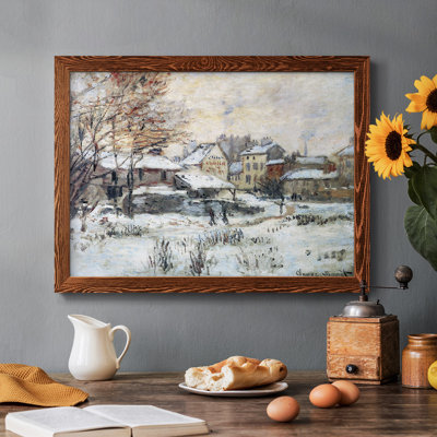 " Snow Effect With Setting Sun, 1875 "
