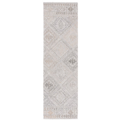 Khrissa Abstract Hand Tufted Performance Geometric Rug