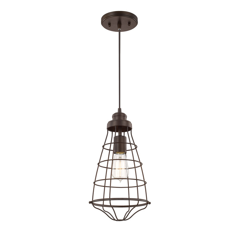 Luminaire suspendu géométrique 1 lumières simple Mitchel