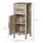 Kleankin Bathroom Floor Cabinet Storage Cupboard With Drawer And Adjustable Shelf