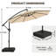 10' Octagon Cantilever Umbrella with Weighted Base-108840697