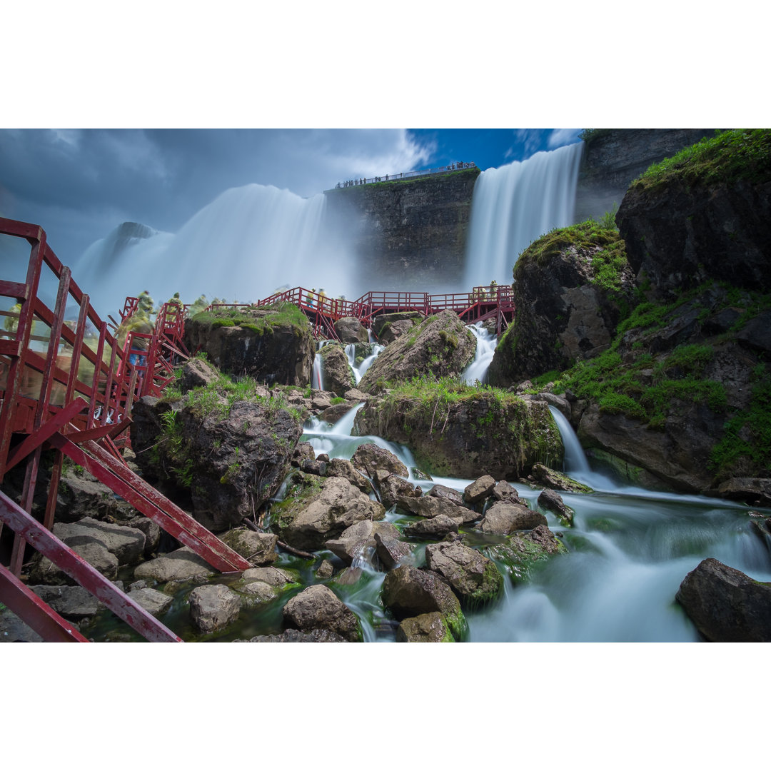 Leinwandbild Niagarafälle - Höhle der Winde