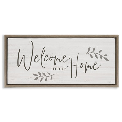 Welcome To Our Home Country Sign