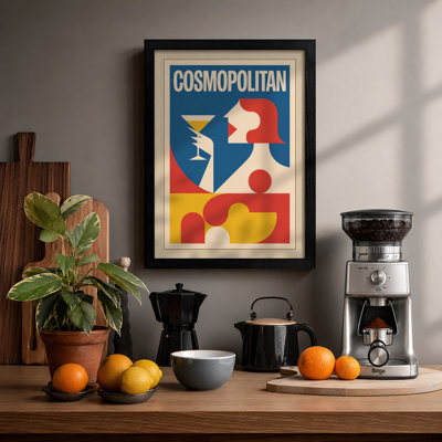 Cosmopolitan Cover Art Deco - Framed Print
