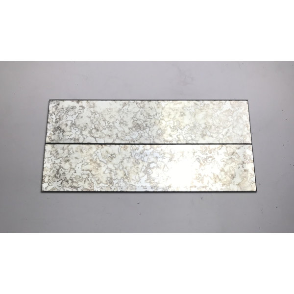 Reflections 3" x 12" Beveled Glass Subway Tile