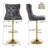 Swivel Adjustable Height Counter Stool With Metal Frame-562932342-562932298
