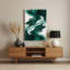 Abstract Landscape 44 Green Metal Wall Art-808114745