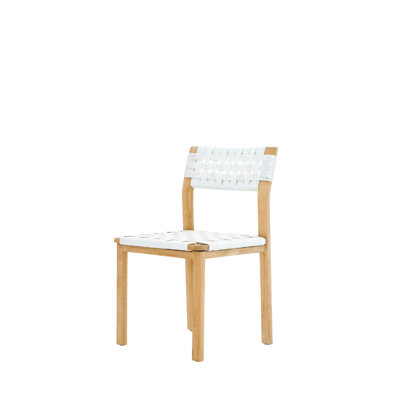 Chaise Gosciminski - dossier VIRO + siège blanc
