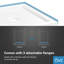 OVE Decors 38 In. W X 36 In. D Shower Base Pan Square, Centre Drain, White Acrylic, Reversible Design